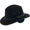 Wool felt hat with ear protection