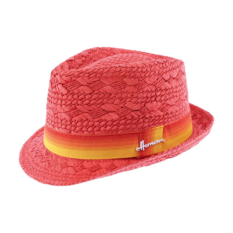 Lala paper straw small brim hat