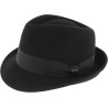 Chapeau feutre petit bord + gros grain ton sur ton