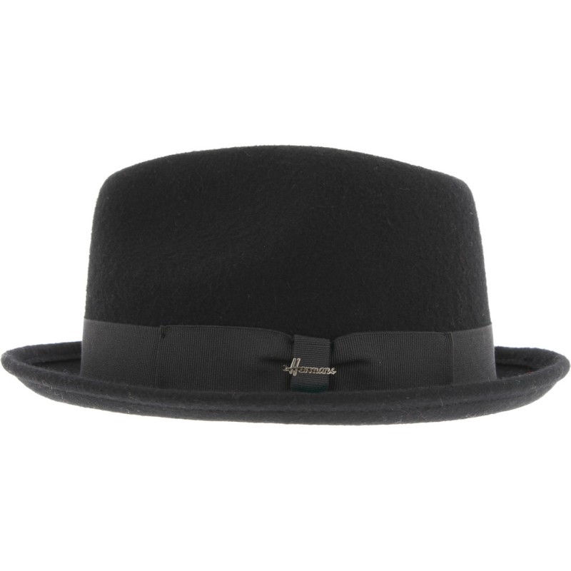 Chapeau feutre uni petit bord
