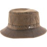 chapeau bob herman de pluie tissu effet delave