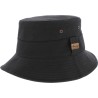 Chapeau petit bord coton huilé avec petits œillets méta