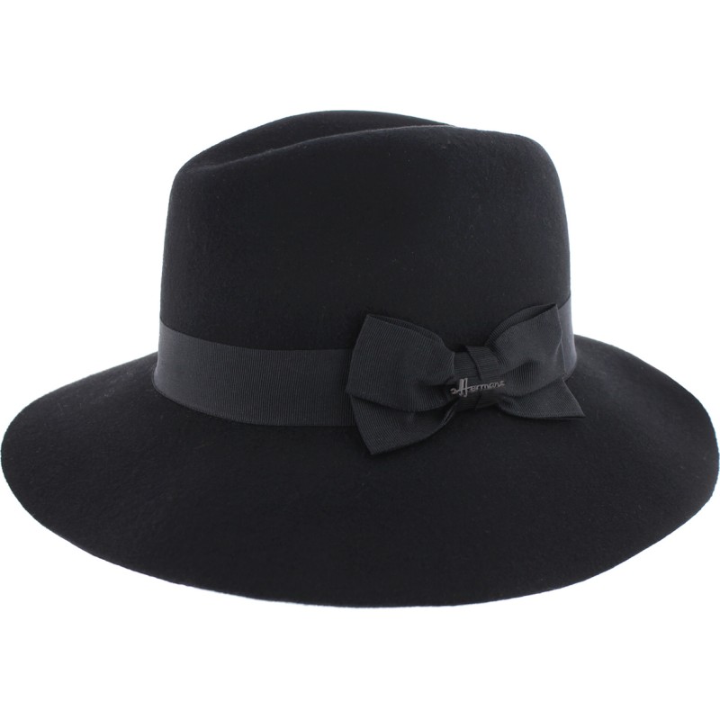 chapeau feutre femme large bord