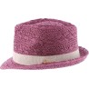 Lala paper straw small brim hat