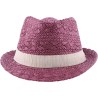 Lala paper straw small brim hat