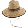 chapeau de paille naturelle tres grand bord