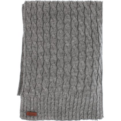 echarpe hiver homme ou mixte grise 160cm