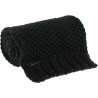 echarpe hiver en tricot noire