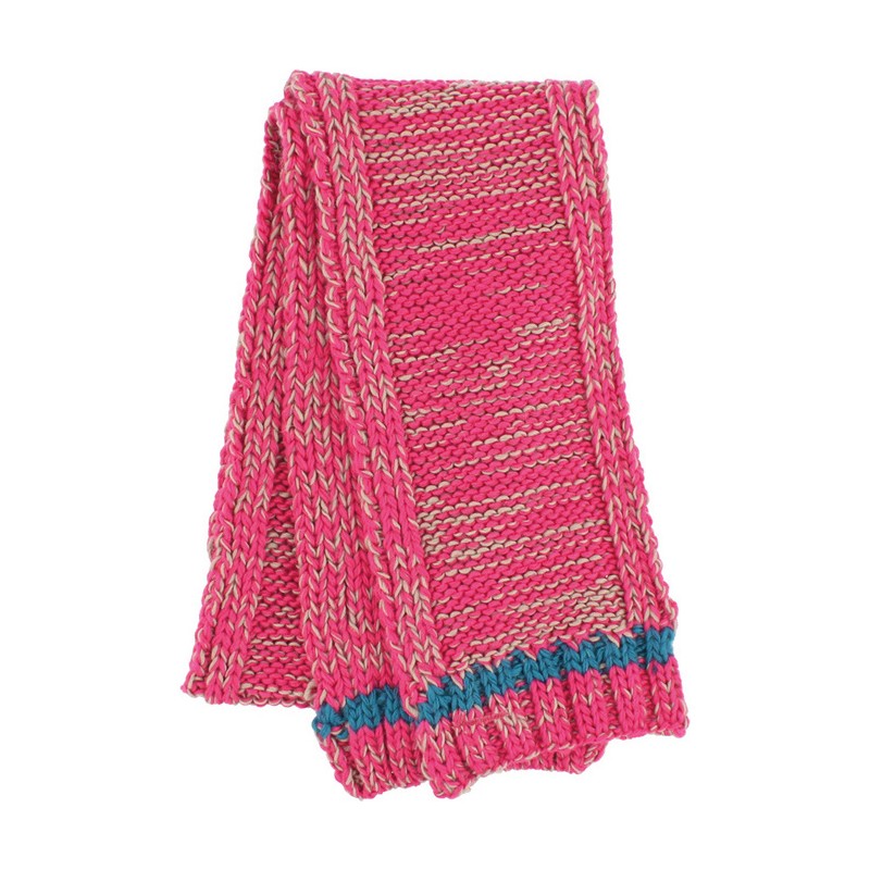 Echarpe enfant en tricot bicolore