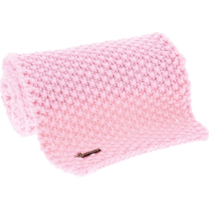 echarpe rose femme en maille