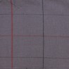Echarpe motif tartan avec franges