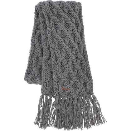 Echarpe trict losanges unie + franges