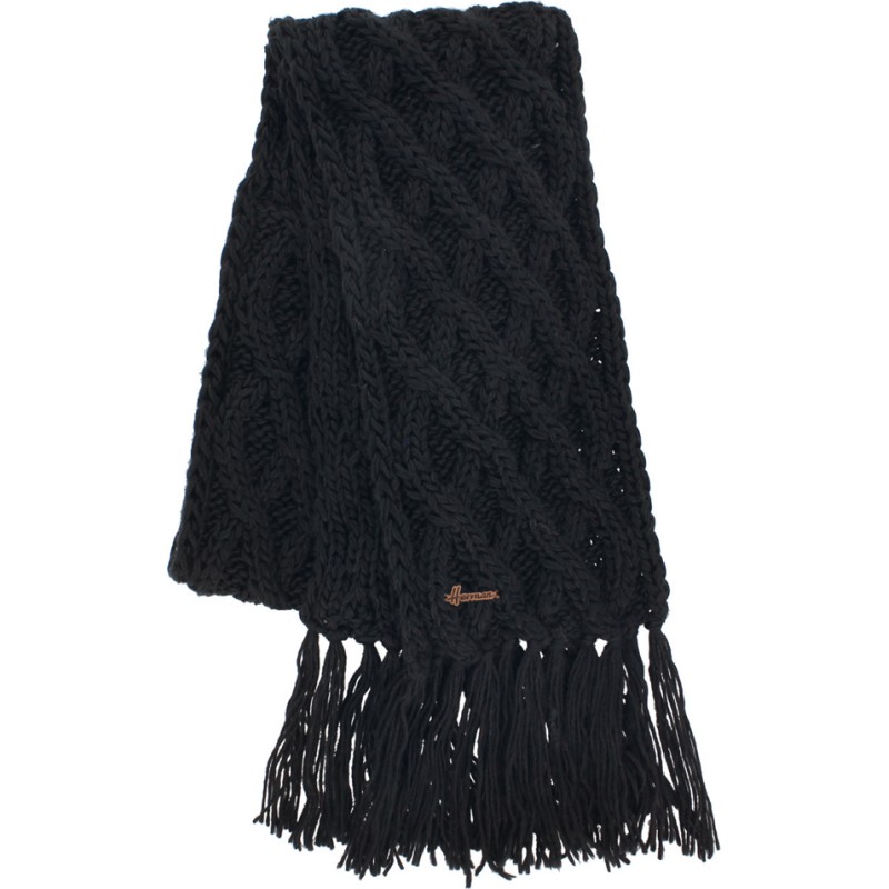 Echarpe trict losanges unie + franges