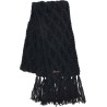 Echarpe trict losanges unie + franges