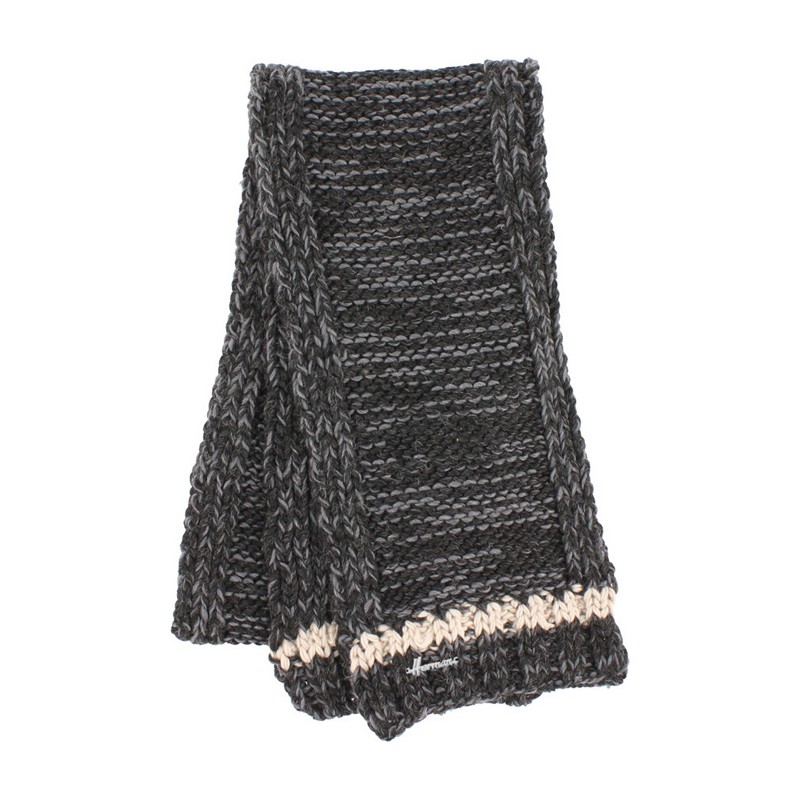Echarpe enfant en tricot bicolore