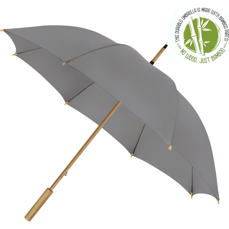 parapluie eco manche bambou ouverture manuelle