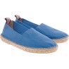 Espadrille ete adulte en coton bleue
