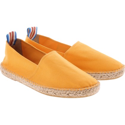espadrille unie jaune