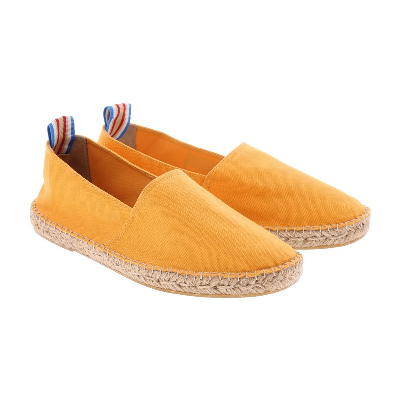 espadrille unie jaune