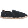 espadrille mixte unie noire