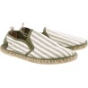 Espadrilles en coton à rayures avec semelle intérieure