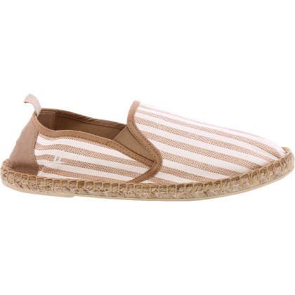 Espadrille a rayures en coton