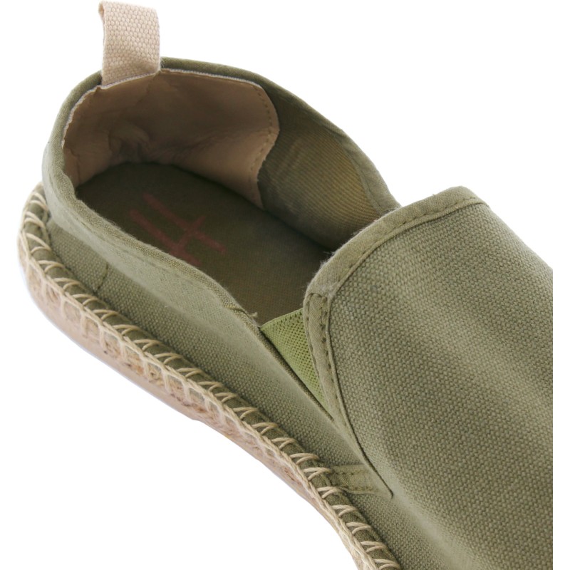 espadrille avec renfort semelle et talon imitation cuir espadrille avec renfort semelle et talon imitation cuir