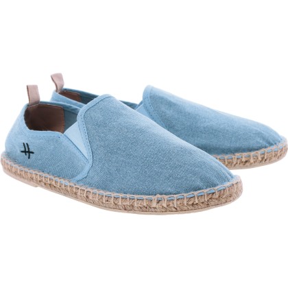 Espadrille adulte couleur bleu jean