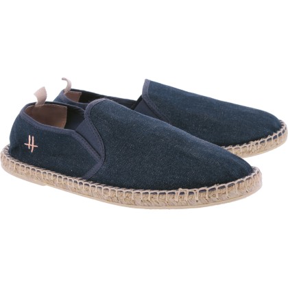 Espadrille en coton couleur bleu marine