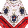 Foulard femme 100% polyester effet soie