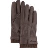 gant homme en cuir avec doublure en laine