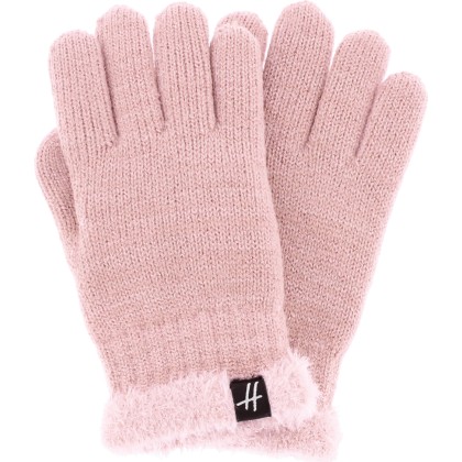 gant enfant en maille avec doublure en plush doux