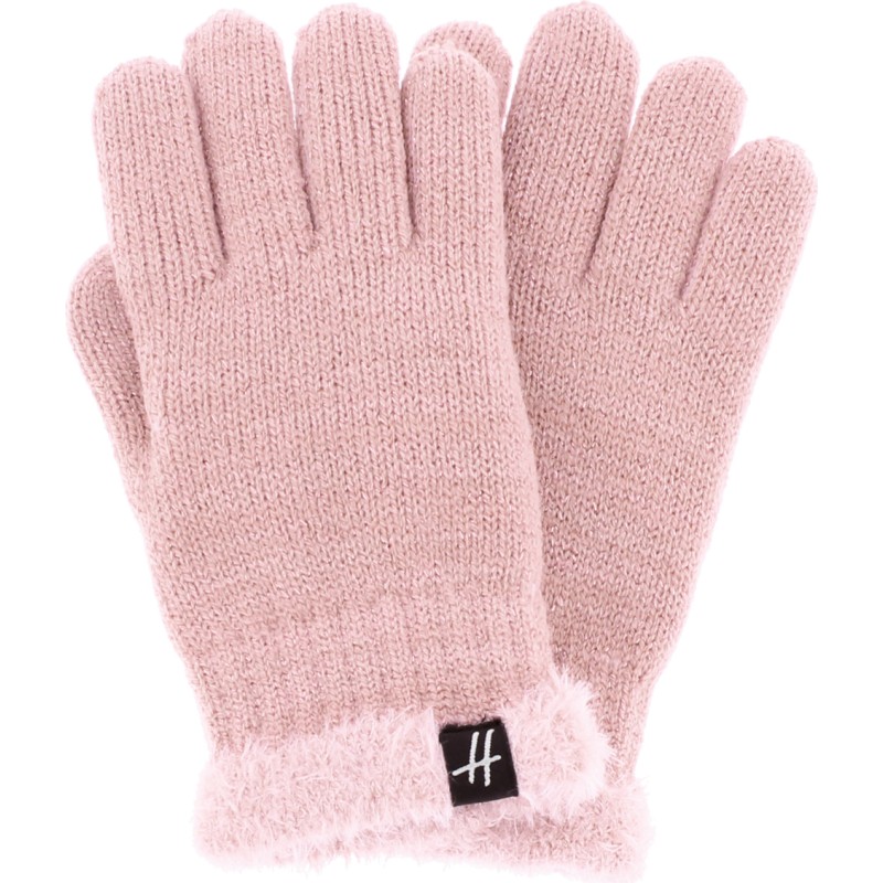 gant enfant en maille avec doublure en plush doux