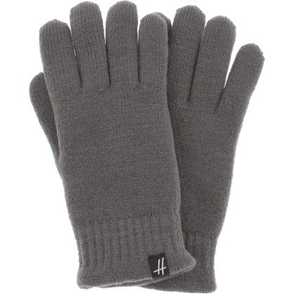 Gants femme en maille unie doublés en teddy plush