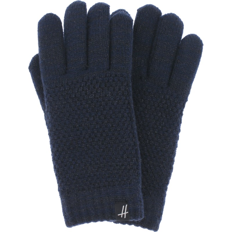 gant femme en maille avec doublure en teddy plush