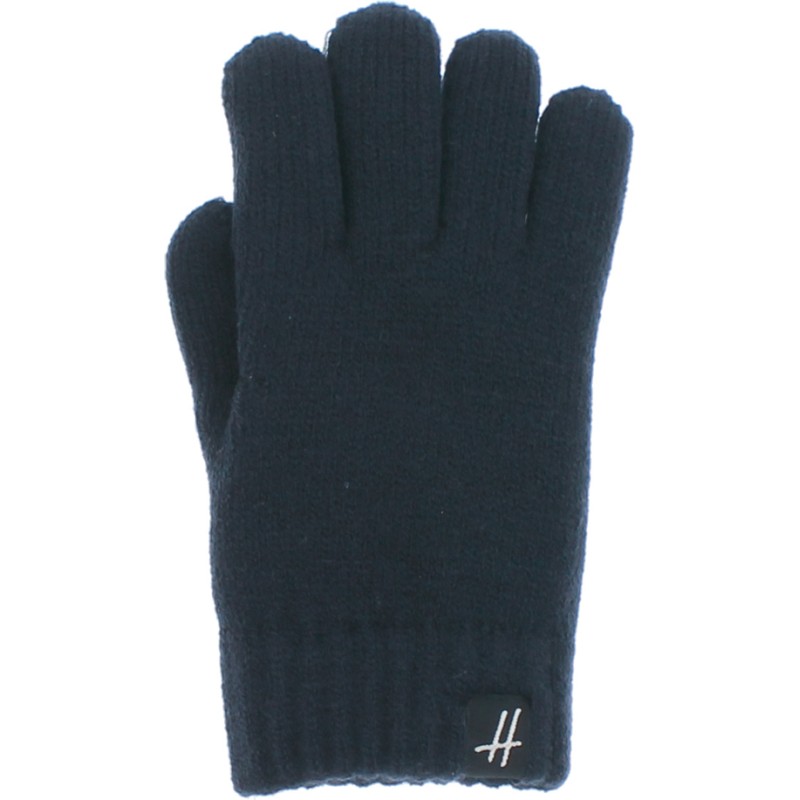 gant enfant en maille couleur marine