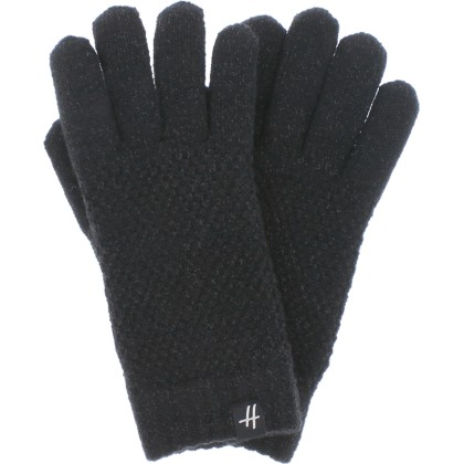 gant femme en maille avec doublure en teddy plush