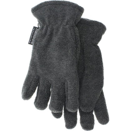 gant enfant en polaire gris foncé