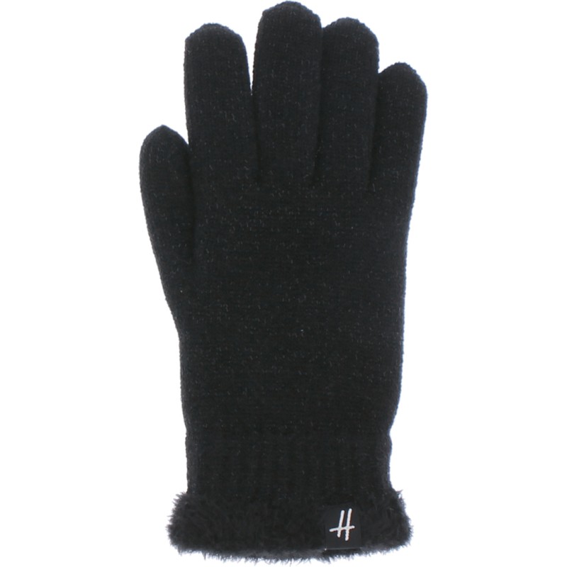 gant femme en maille noir gant femme en maille noir