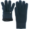 gant homme en maille avec doublure en plush teddy soft