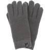 gant femme en maille avec doublure en plush teddy