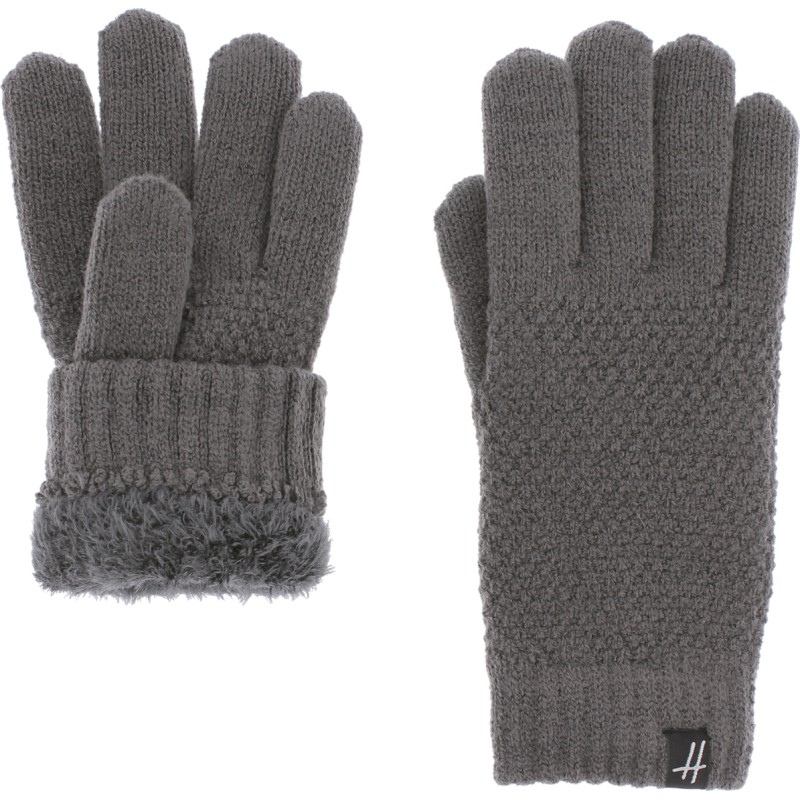 gant femme en maille avec doublure en plush teddy doux gant femme en maille avec doublure en plush teddy doux