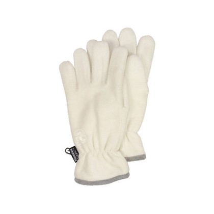 gant enfant en polaire blanc