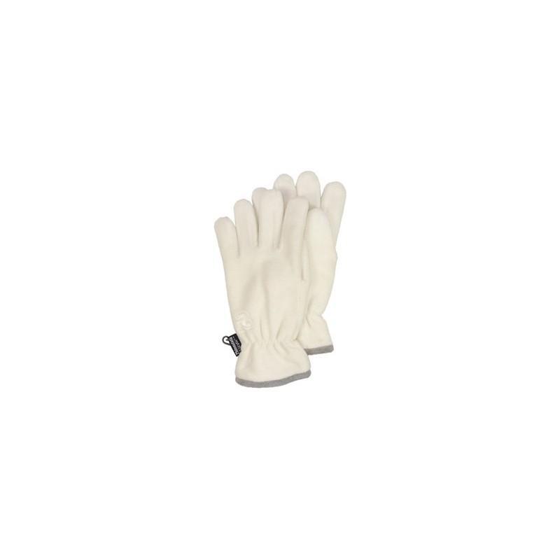 gant enfant en polaire blanc