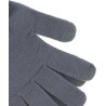 gants mixte en maille avec 2 doigts tactiles