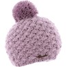 bonnet pompon enfant hiver herman en maille avec revers et doublure en plush