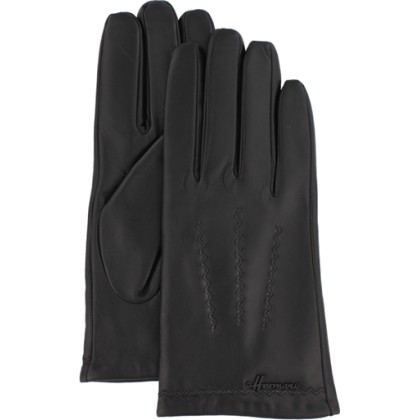 Gant peau d'agneau homme + 3 nervures doublé laine