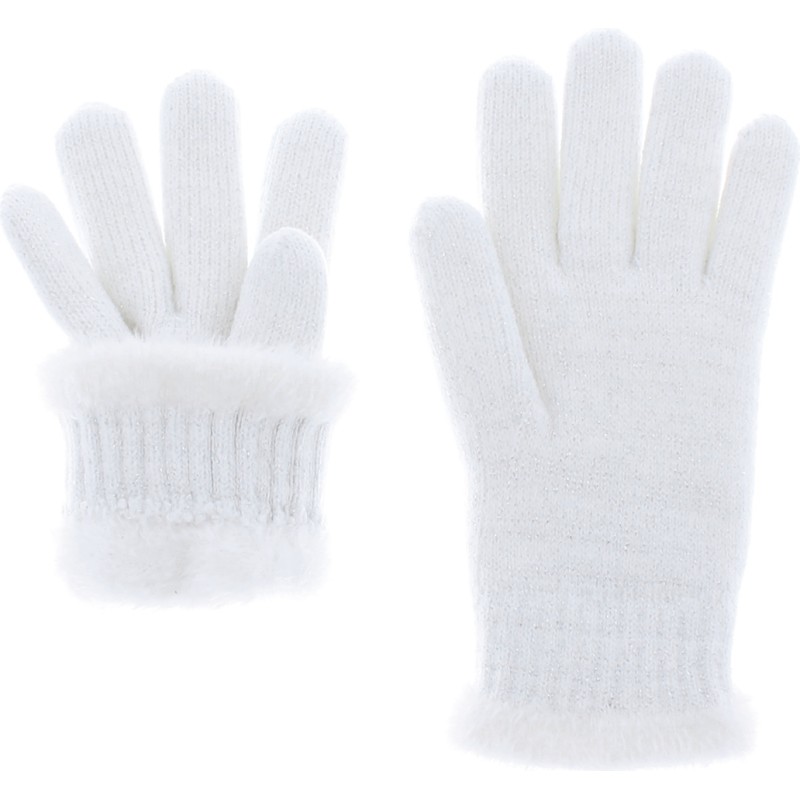 gant femme en maille avec fil lurex et doublure en teddy plush doux gant femme en maille avec fil lurex et doublure en teddy plush doux