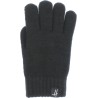 gant enfant en maille coloris noir