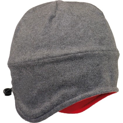 Children bicolor reversible beanie with drawstring